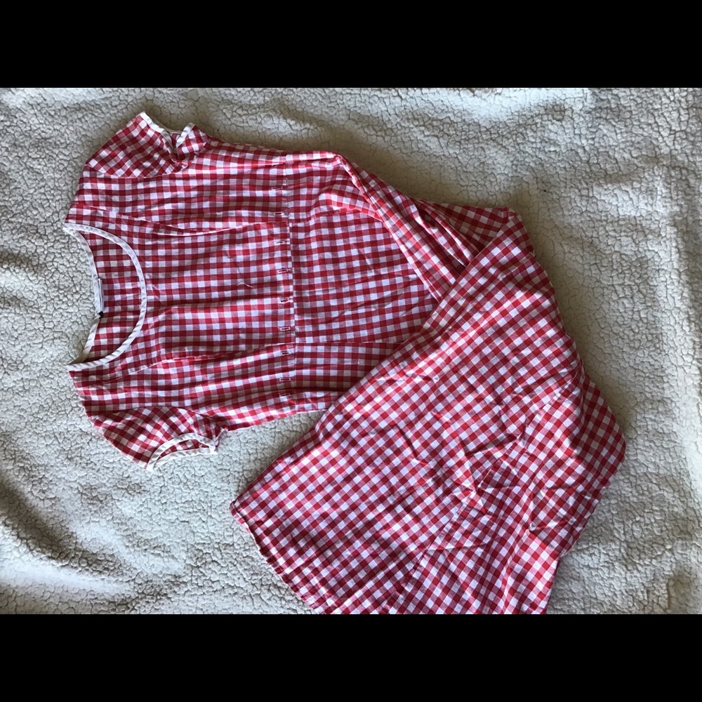 Vintage gingham maxi dress - Picture 4 of 4